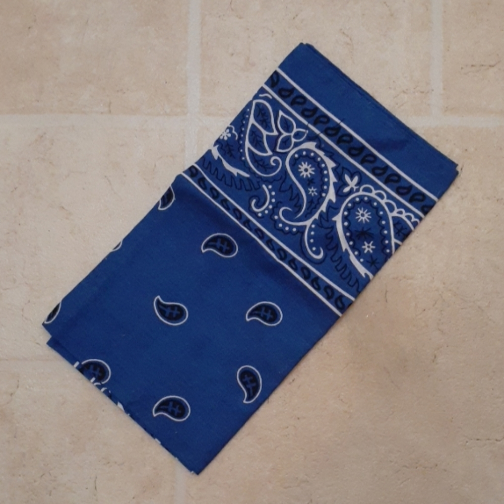 Dark blue bandana